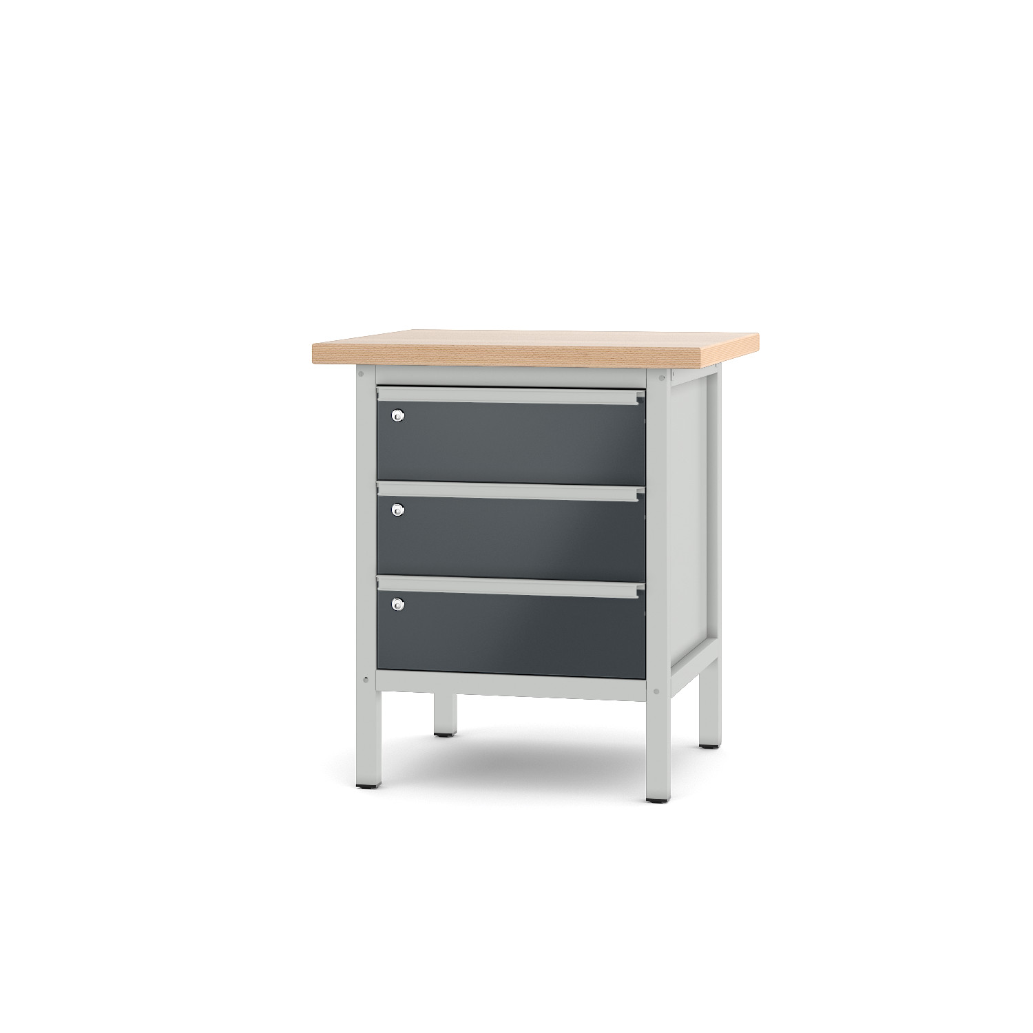 Werkbank Typ 11 S 3 lichtgrau anthrazitgrau
