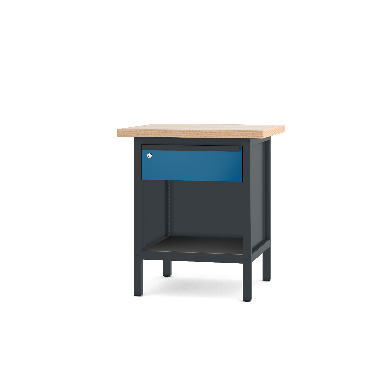 Werkbank_11S1_anthrazitgrau_enzianblau Werkbank Typ 11 S 1 anthrazitgrau enzianblau