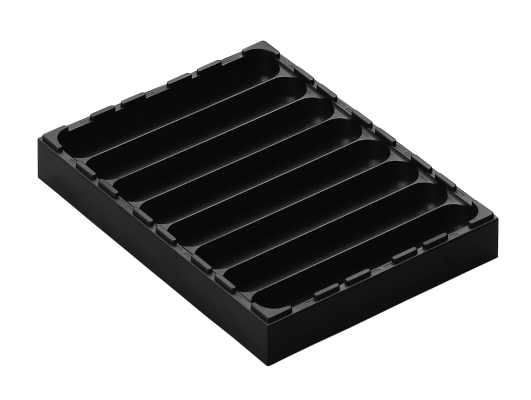 Z-0113_1 Kunststoff Box aus ABS - Raster 6 x 8