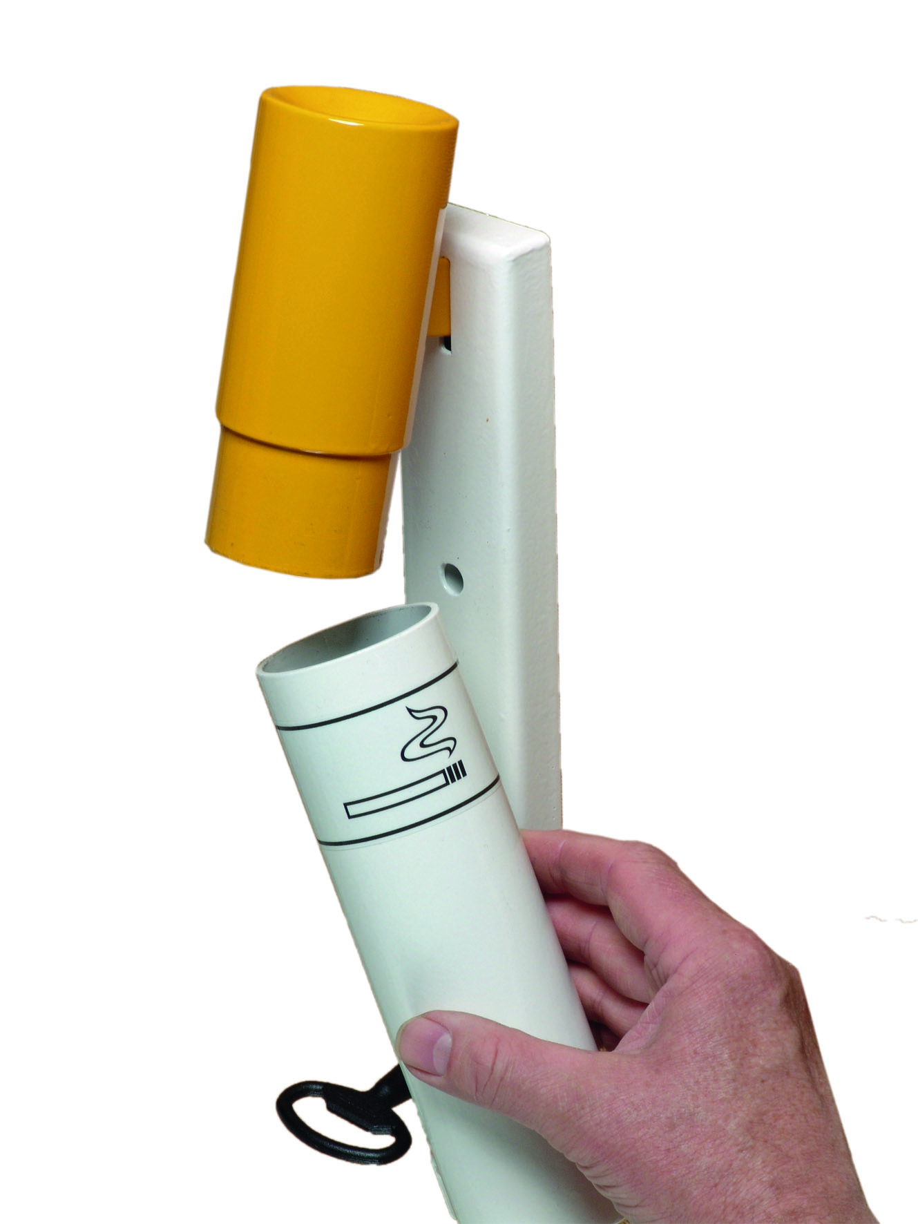 Wandascher in Zigaretten-Optik