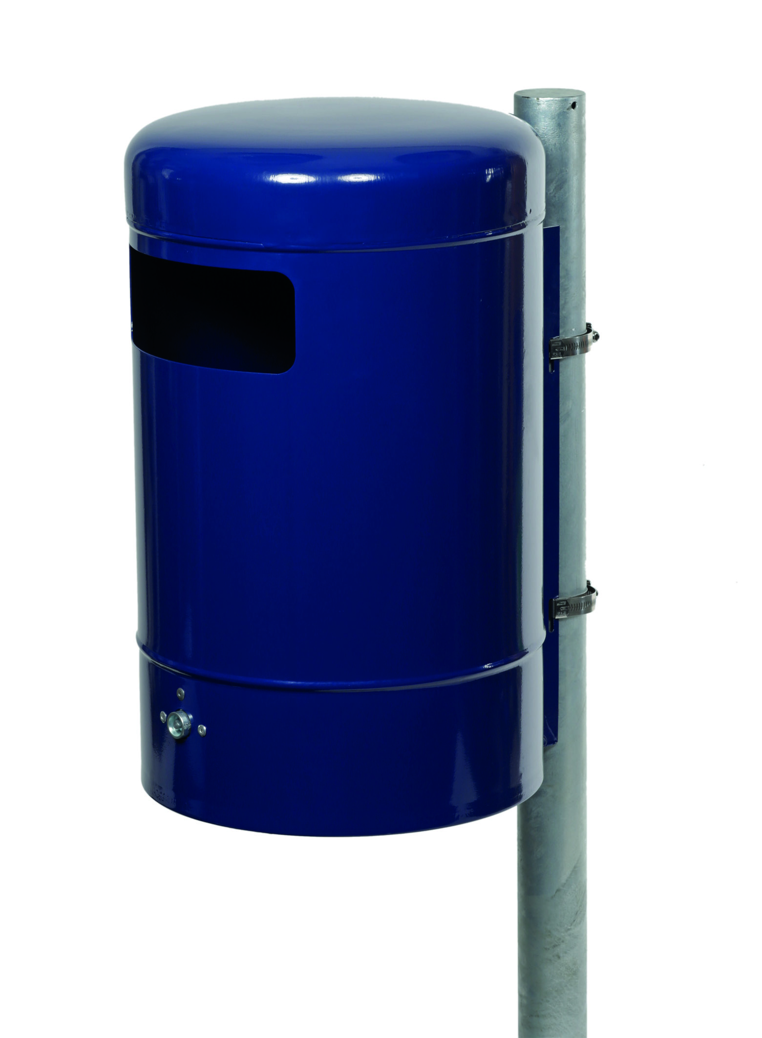 7022-00-PB-seitlich_cmyk Rund-Abfallbehälter mit Bodenentleerung